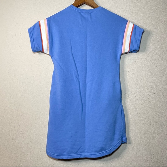 Nike Sportswear Girls Heritage Short-Sleeve Dress, Size Medium‎ Blue - Picture 2 of 5